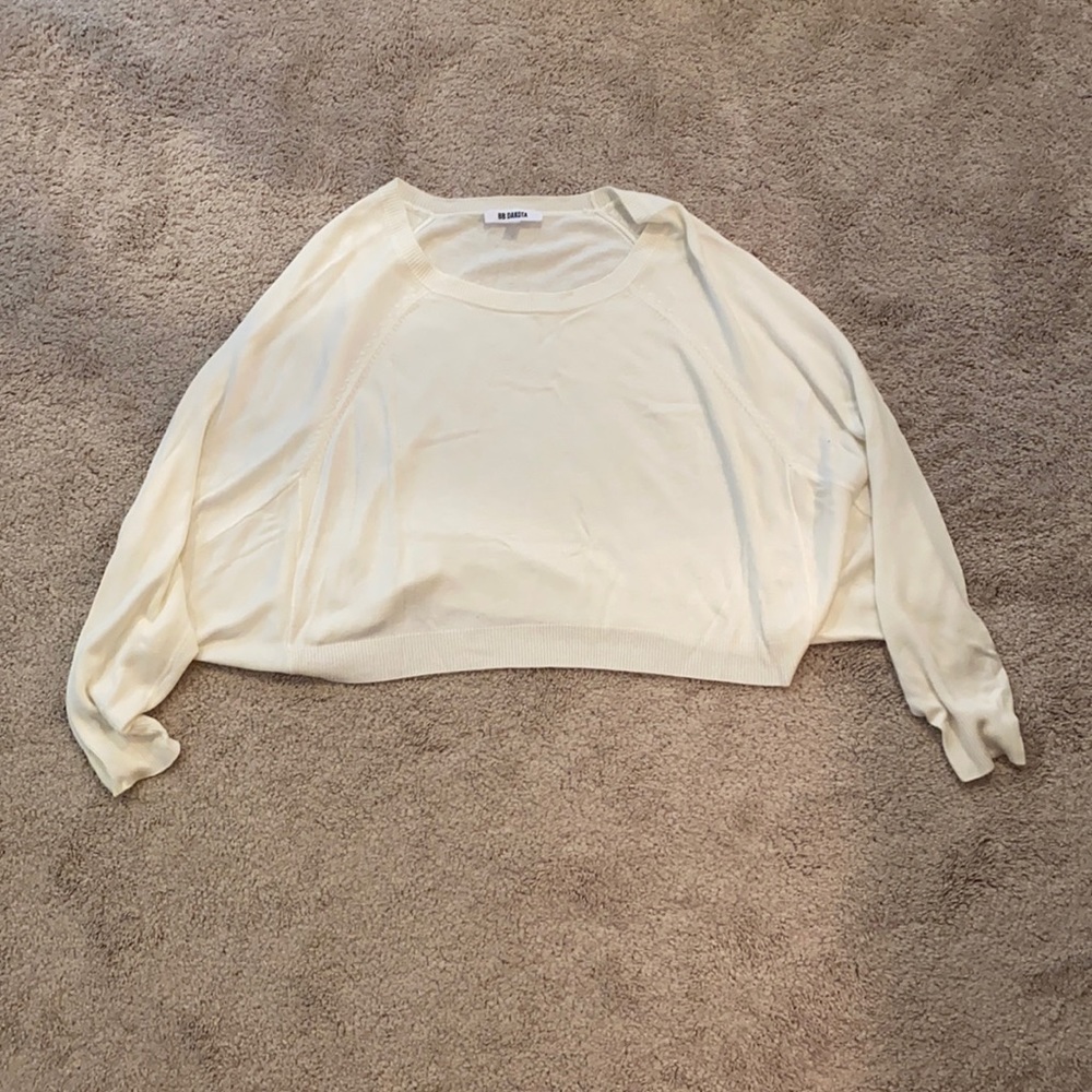 BB Dakota white light sweater